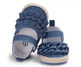 Ruffled Cute Soft First Walker Baby Girl Sandals Shoes