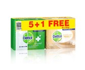 Dettol Soap VAP 5+1 Free (3x150g Original + Eventone Original)