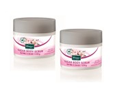 Kneipp Sugar Body Scrub - Soft Skin Indulgence Almond Milk & Oil - 220g x 2