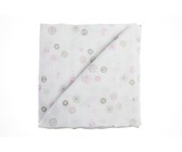 100% Cotton Blue Muslin Wrap (120x120cm)