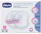 Natural Feeling 30 Piece Antibacterial Breast Pads - White