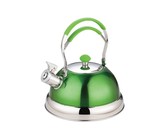 Stainless Steel Lime Whistling Kettle - 2.5L
