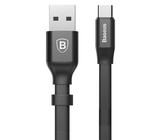 SBS Data Charging Cable USB 2.0 to Apple Lightning - Green 1m