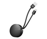 SBS Data Cable USB 2.0 to Lightning - 90° connectors - White 1m