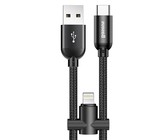 SBS Data Cable USB 2.0 to Micro USB - 90° connectors - Black 1m