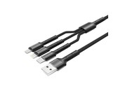 Baseus 0.3m - 3.5A 3in1 PrimeC USB Type-A to Lightning/Micro/Type-C Cable
