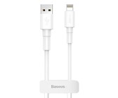 Baseus 1m - 2.4A Mini White Series USB Type-A 2.0 to Lightning Cable