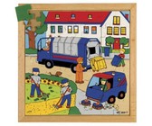 Headu Montessori Touch Puzzle The Farm - 2 Piece