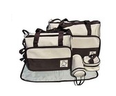 Outdoor Travel Baby Diaper Bag - Black