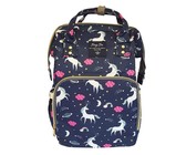 Backpack Nappy Bag - Unicorn Navy