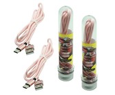 SBS Data Cable USB 2.0 to Lightning - 90° connectors - White 1m