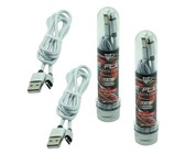 Allocacoc 3-in-1 USB Charge Sync Cable - Pink