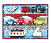 Melissa & Doug Vehicles Chunky Puzzle