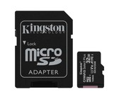 Kingston 32GB microSDHC Canvas Select+ 100R CL10 UHS-I Card with SD Adapter