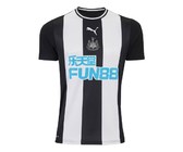 Puma Men's Newcastle 19/20 Home Short Sleeve Replica T-Shirt - Black/White