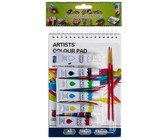 Bulk Pack 5x Art+Craft Sketch Pad+Paint Set