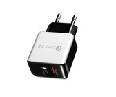 Snug 7800mAh Travel Powerbank & Wall Charger Black