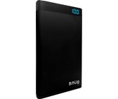 Snug 7800mAh Travel Powerbank & Wall Charger Black