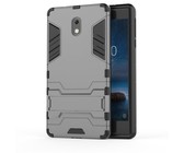 2 in 1 Shockproof Stand Case for Nokia 8 - Navy