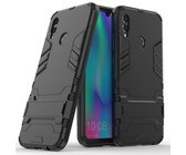 Carbon Fibre Silicone Gel Case Cover For Nokia 1 Plus Black