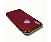 3 In 1 Matte Frosted Shockproof TPU Back Cover for iPhone X - Red