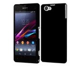 Capdase Sony Compact Xperia Z1 Soft Jacket - Solid Black