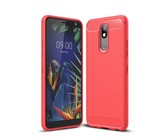 Carbon Fibre Silicone Gel Case Cover For Nokia 1 Plus Black