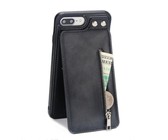 Card Slot Case with Zipper for iPhone 8 Plus & 7 Plus