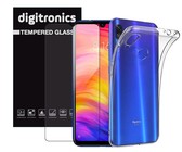 Digitronics Tempered Glass and Protective Case for Xiaomi Redmi Note 7