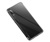 Huawei P20 Transparent Electroplated Cover - Black Frame