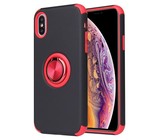 Magnetic Kickstand Ring Stand Case for Huawei Mate 20 Lite Red