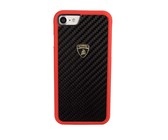 Lamborghini Elemento D3 Carbon Fiber Case for iPhone 7/ iPhone 8 - Red