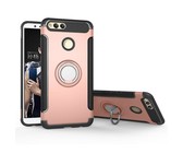 Magnetic Kickstand Ring Stand Case for Huawei Mate 20 Lite Red