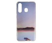 RedDevil Samsung J4+ Protective Flexible Back Cover - Translucent Blue