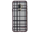 RedDevil Samsung S9+ Protective Fashion Back Cover - B&W Hatch Pattern