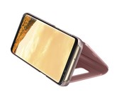 Samsung Galaxy S8 Standing Clear View Cover - Pink