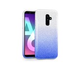 Tekron Glitter Sparkle Gradient Case for iPhone XS Max - Silver to Blue