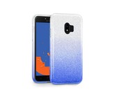 Tekron Glitter Sparkle Gradient Case for iPhone XS Max - Silver to Blue