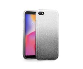 Tekron Glitter Sparkle Gradient Case for iPhone XS Max - Silver to Blue