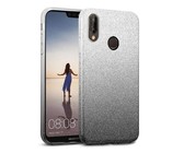 Tekron Glitter Sparkle Gradient Case for iPhone XS Max - Silver to Blue