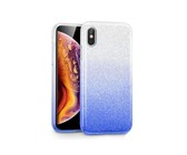 Tekron Glitter Sparkle Gradient Case for iPhone XS Max - Silver to Blue
