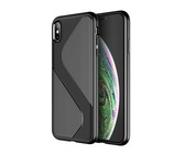 Carbon Fibre Effect Shockproof Back Cover Case for Nokia 3.1 Black