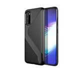 Carbon Fibre Effect Shockproof Back Cover Case for Nokia 3.1 Black