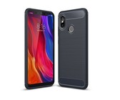 Carbon Fibre Effect Shockproof Back Cover Case for Nokia 3.1 Black