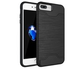TUFF-LUV Shockproof Dual Layer Armour Case (with Stand & Card slot) for Apple iPhone 7/8 Navy Blue
