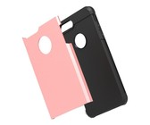 Carbon Fibre Silicone Gel Case Cover For Nokia 1 Plus Black