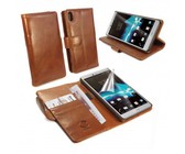 Fino Pu Leather Laptop Briefcase - Brown