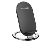 Tuff-Luv Wireless Qi Turbo 5V-2A / 9V-1.6A 10W Stand Charger - Black