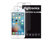 Digitronics Protective Tempered Glass for iPhone 6S Plus/6 Plus - Pack of 2