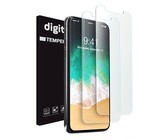 Digitronics Tempered Glass for iPhone X - Pack of 2